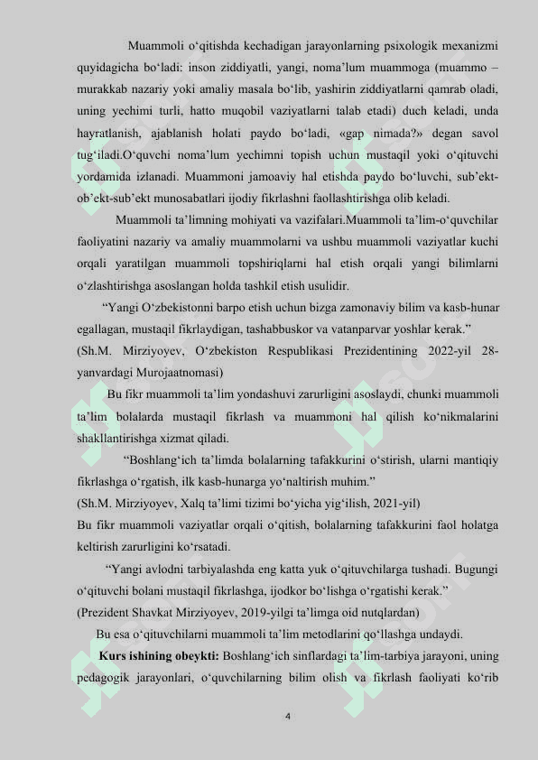 Boshlangich ta’limda muammoli ta’lim yondashuvi 4
