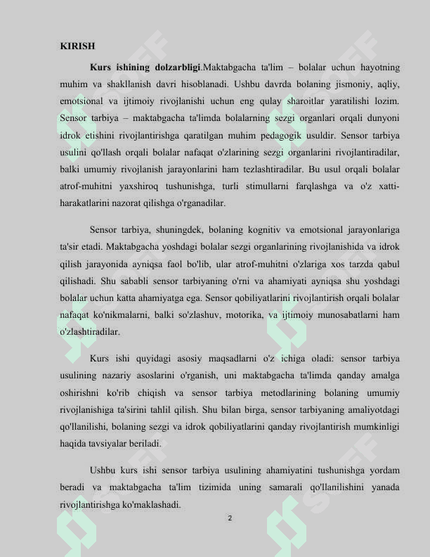 Maktabgacha ta'limda sensor tarbiya usuli 2
