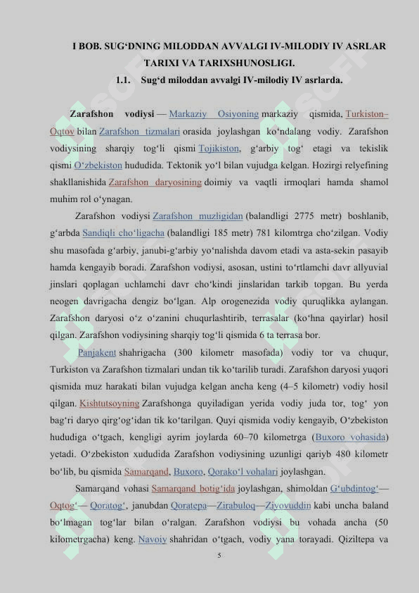 SO‘G‘D VOHASI ANTROPOLOGIYASINING ILMIY O‘RGANILISHI 5