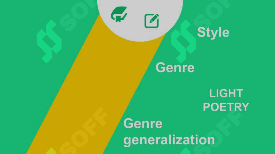 GENRE AND STYLE OF THE TEXT OUTLINE. TEXTS ANALYSIS OF THE POETIC GENRES 2