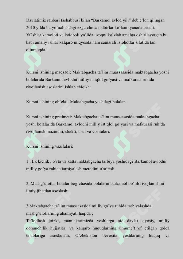 Barkamol avlodni milliy itiqlol g`poyasi va mafkurasi ruhida tar 3