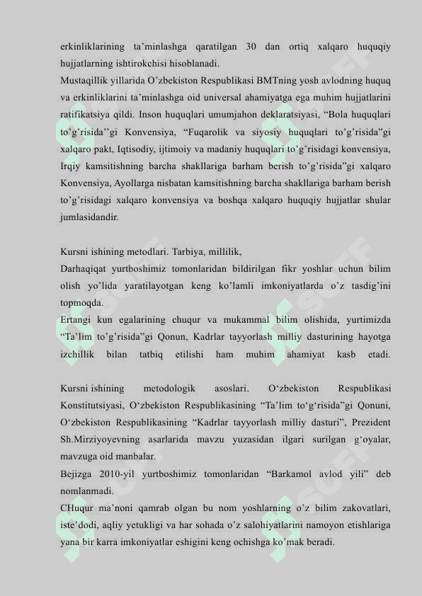 Barkamol avlodni milliy itiqlol g`poyasi va mafkurasi ruhida tar 4