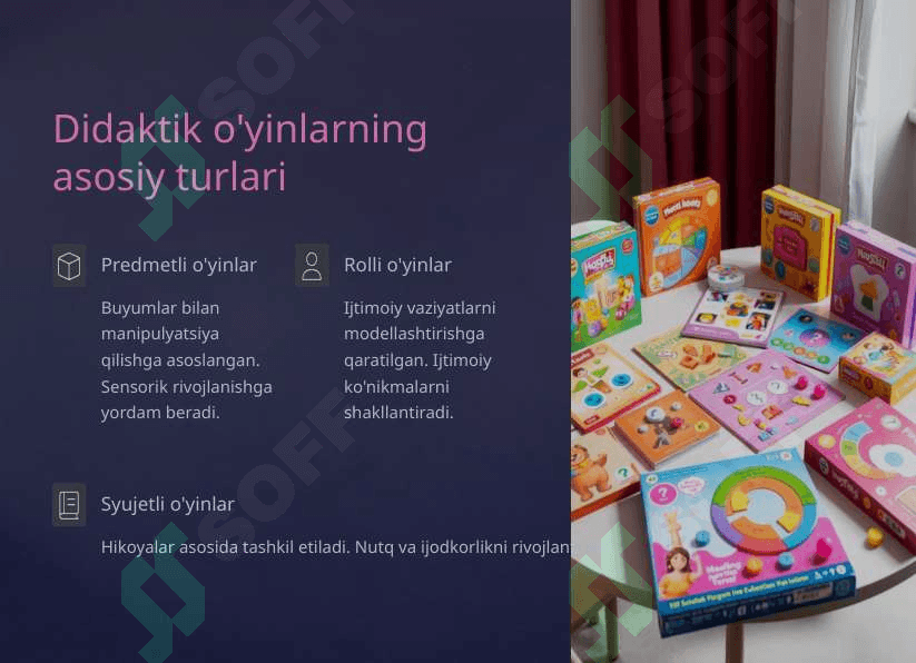 Didaktik o'yinlar 3