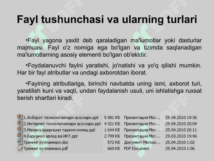 Ахbоrоtning o'lchоvi vа hаjm birliklаri 5