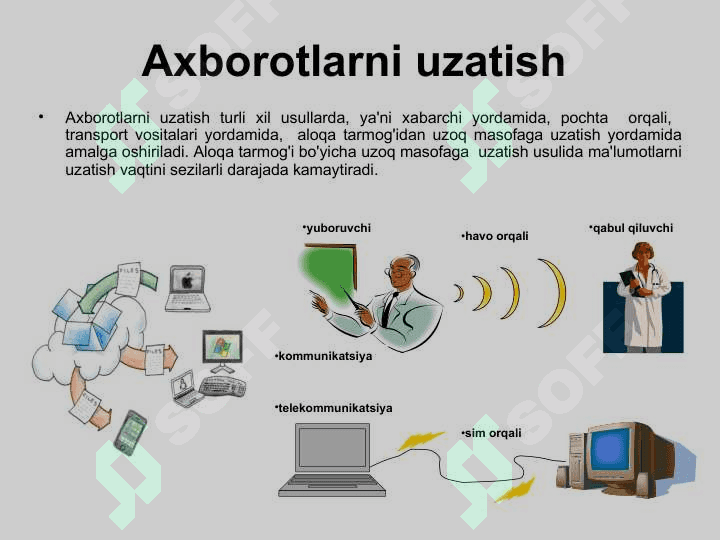 Ахbоrоtning o'lchоvi vа hаjm birliklаri 7