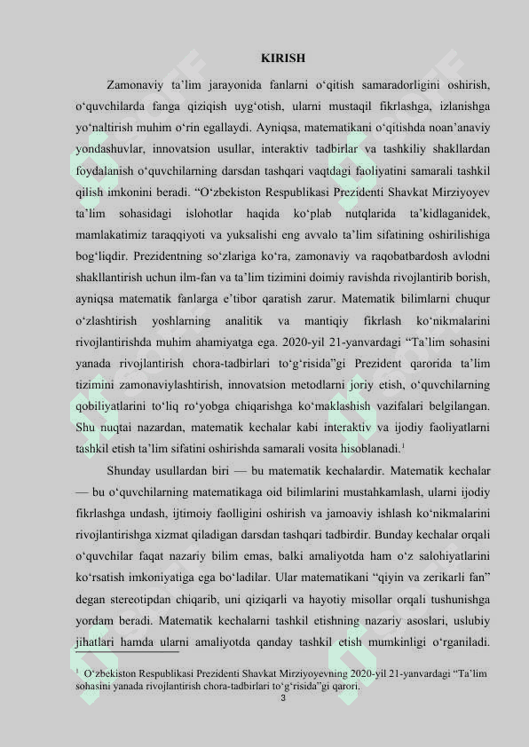 Matematik kechalarni tashkil qilish usullari 3