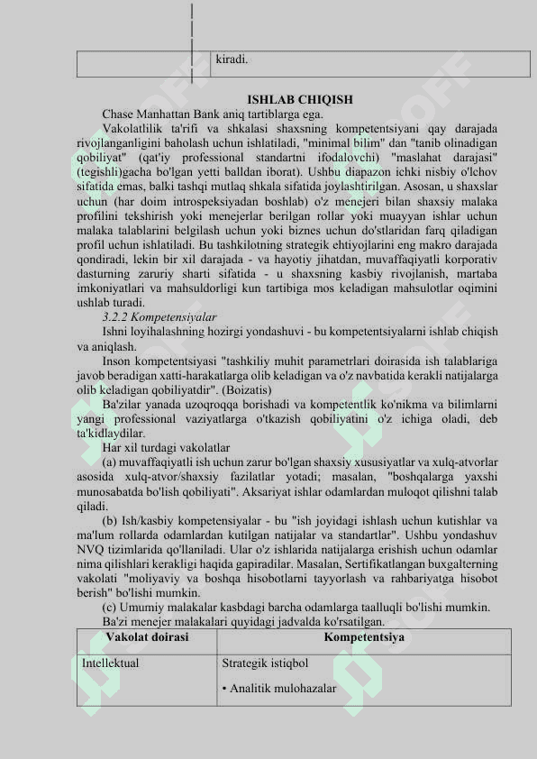 ISHGA QABUL QILISH VA TANLASH 6