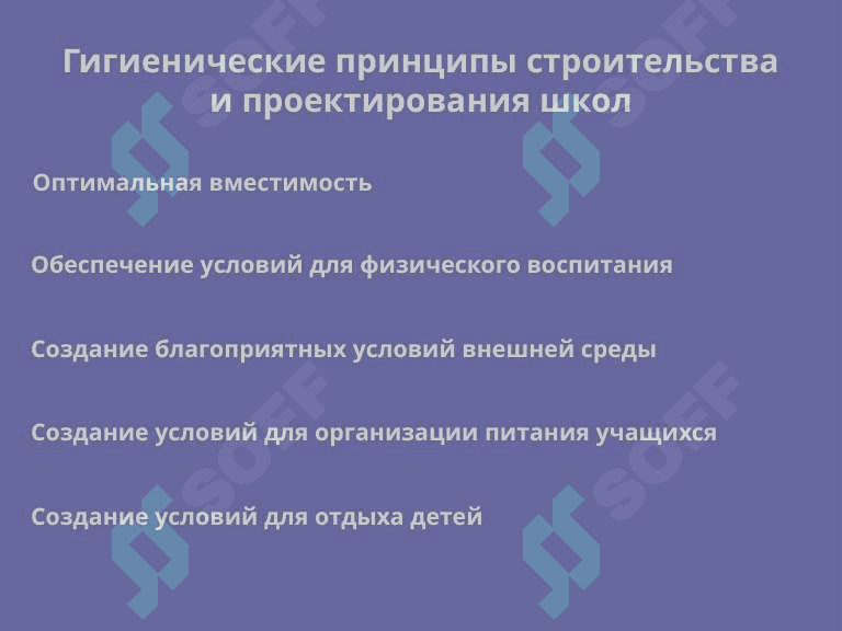 Гигиеническая оценка проектов школ и специализированных детских учреждений. 3
