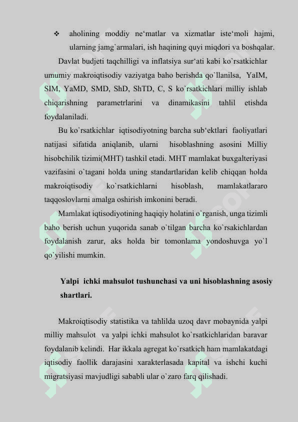 Asosiy makroiqtisodiy koʻrsatkichlar 6