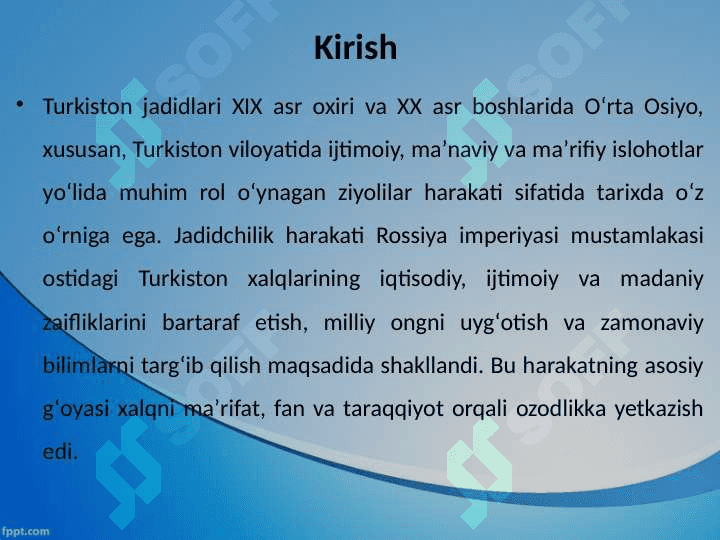 Turkiston jadidlari faoliyati 25 4