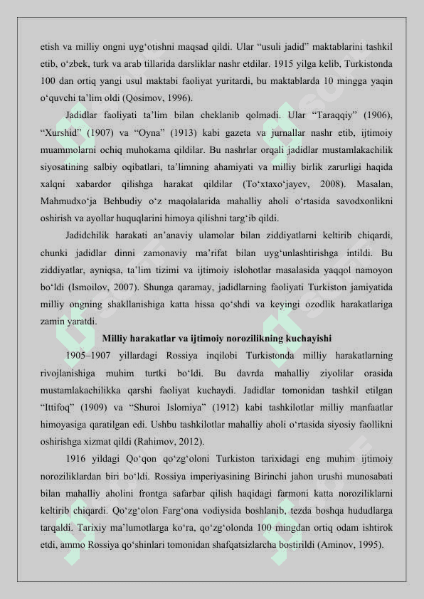 Turkiston XX asr boshlarida (1900–1917 yillar) maqola 25 4