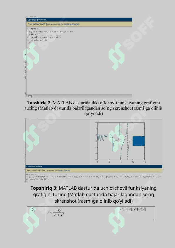 Mustaqil ish mathcad maple c++ blok sxema 3