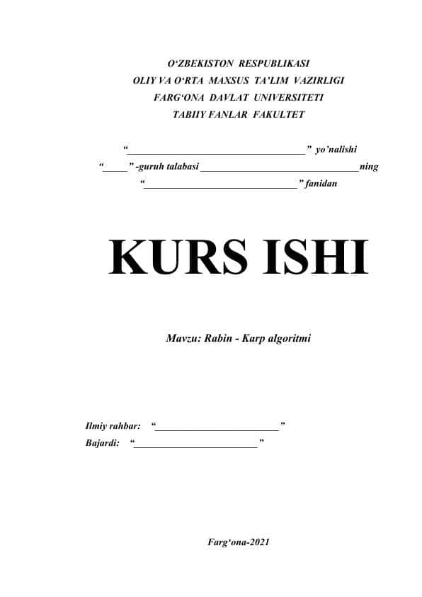 Rabin - Karp algoritmi 1