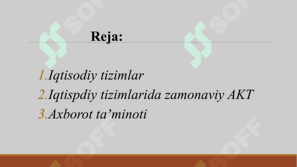 IQTISODIY TIZIMLARNING ZAMONAVIY TEXNIK TA’MINOTI 2