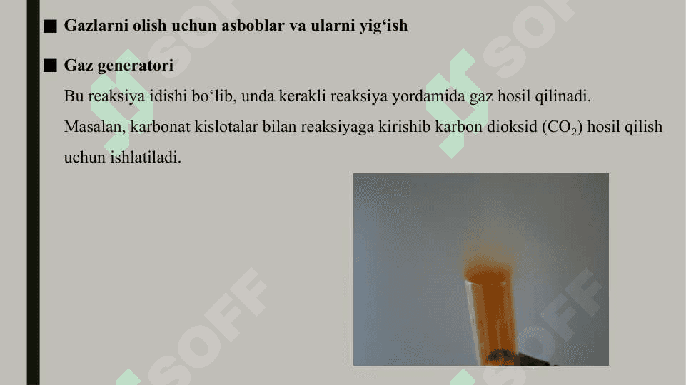 Gazlarni olish uchun asboblar bilan tanishish va ularni yig‘ish. Distillyatorning ishlash prinsipi bilan tanishish 3