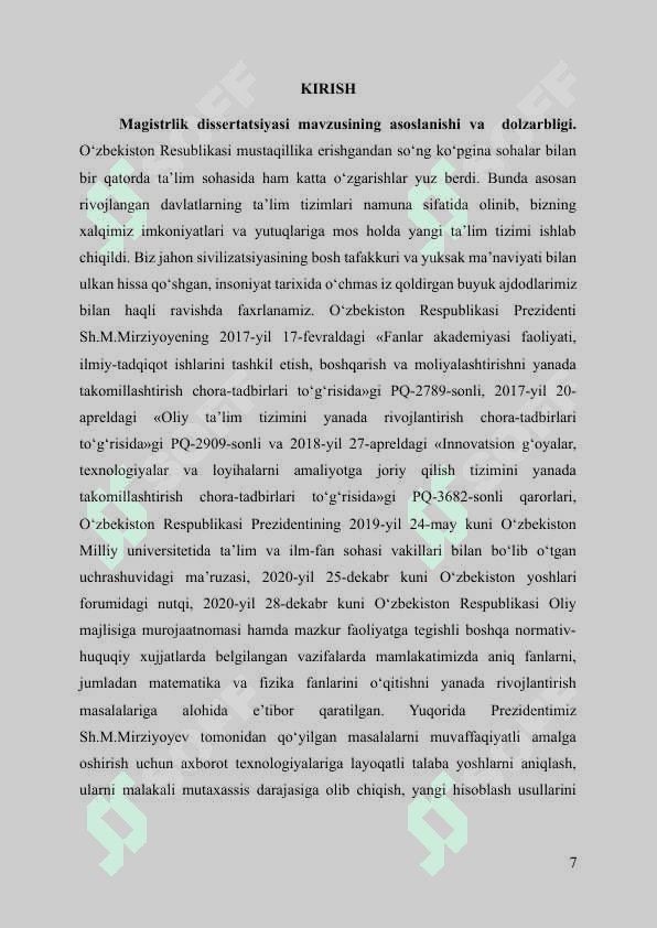 SINGULYАR QO’ZG’АTILGАN TЕNGLАMА UCHUN CHЕGАRАVIY MАSАLАNI SPЕKTRАL MЕTOD BILАN SONLI MODЕLLАSHTIRISH. 7