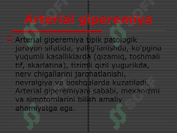 PERIFERIK QON AYLANISHINING BUZILISHLARI 6