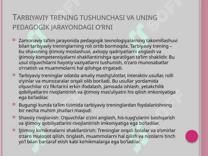 TARBIYAVIY TRENINGLAR VA ULARNING AHAMIYATI.pptx 4