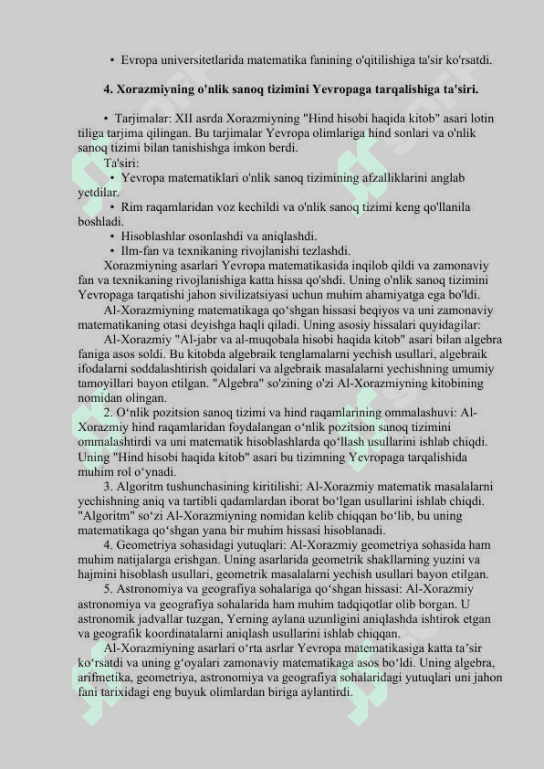 XORAZMIY VA DECIMAL SANOQ TIZIMI HIND SONLARI VA O‘NLIK SANOQ TIZIMI.doc 4
