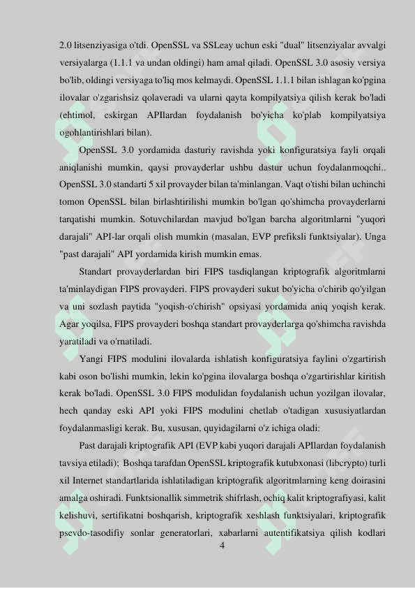 OpenSSL kutubxonasi va undan foydalanish (shifrlash/deshifrlash 4