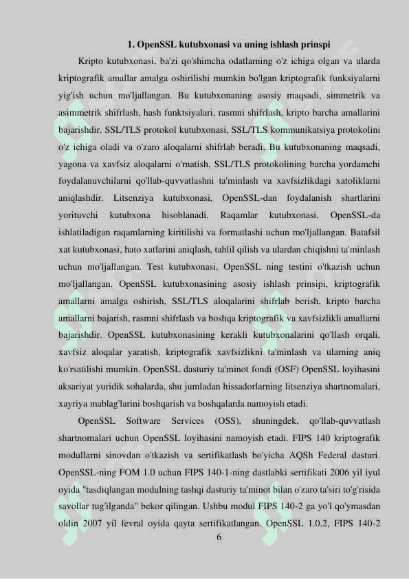 OpenSSL kutubxonasi va undan foydalanish (shifrlash/deshifrlash 6