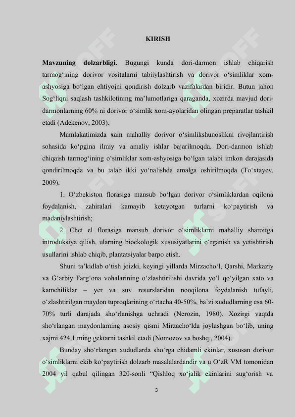 SIRDARYO VILOYATI SILYBUM MARIANUM(L)NING BIOEKOLOGIK XUSUSIYATLARI 3