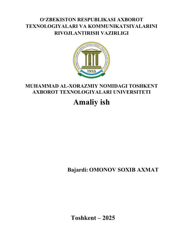 Amaliy ish