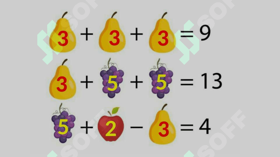 1-sinf matematika Ayirish hadlari 2