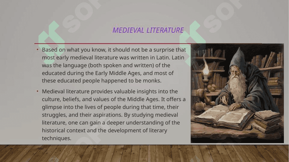 Medieval  literature 2
