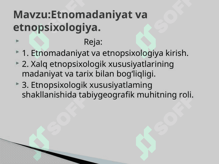 Etnomadaniyat va etnopsixologiya 2