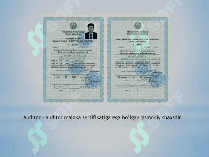 Auditning mohiyati, uning maqsadi va vazifalari 6
