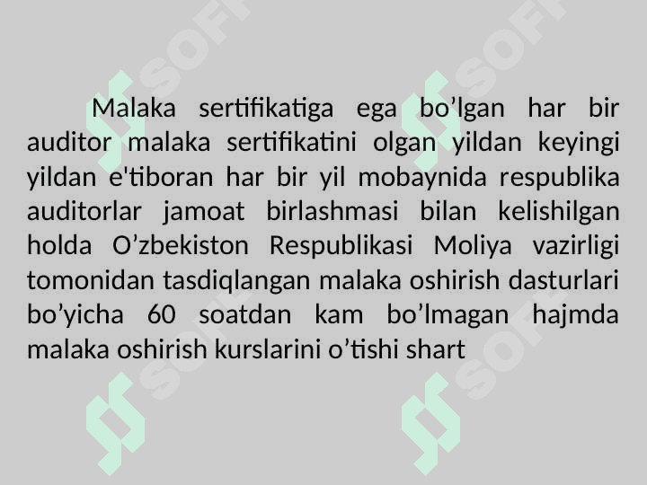 Auditorlik kasbiga malakaviy va axloqiy talablar 4