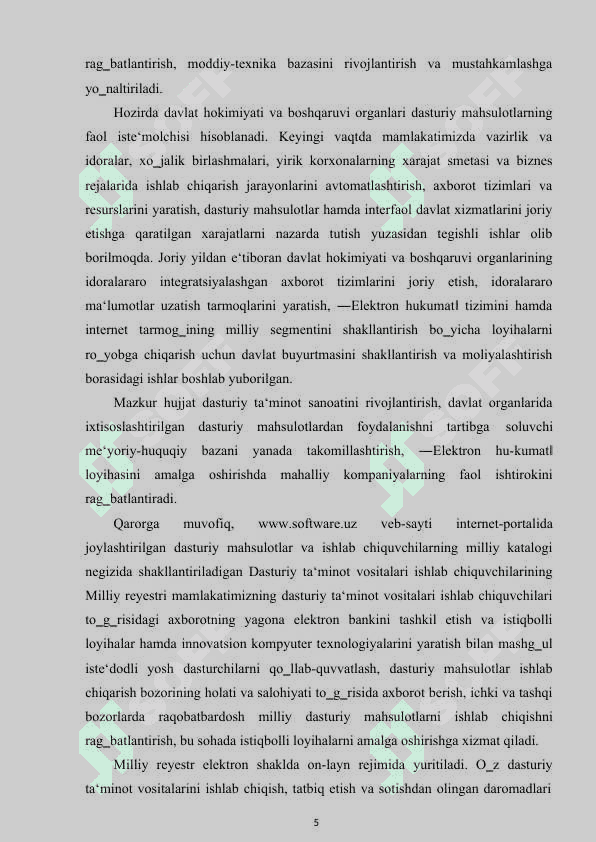 Davolash maskani axborot tizimida tibbiy muolajalar hisobini yuritish tizim osti loyihasini yaratish 5