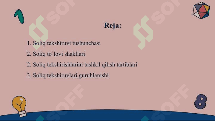 Soliq to`lovi shakllari 2
