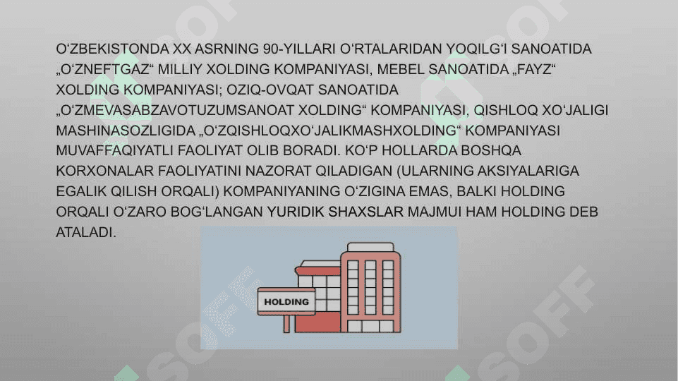 HOLDING KOMPANIYALAR 6