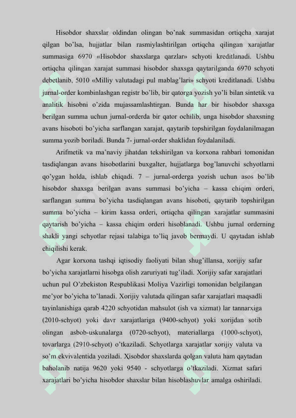 HISOBDOR SHAXSLAR BILAN HISOBLASHUVLAR HISOBI 5