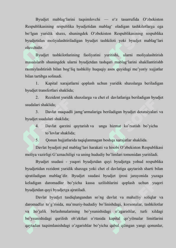 Davlat budjeti va davlat maqsadli jamg‘armalari budjeti ijrosi bo‘yicha budjet hisobida qo‘llaniladigan hisob hujjatlari va registrlari. 4