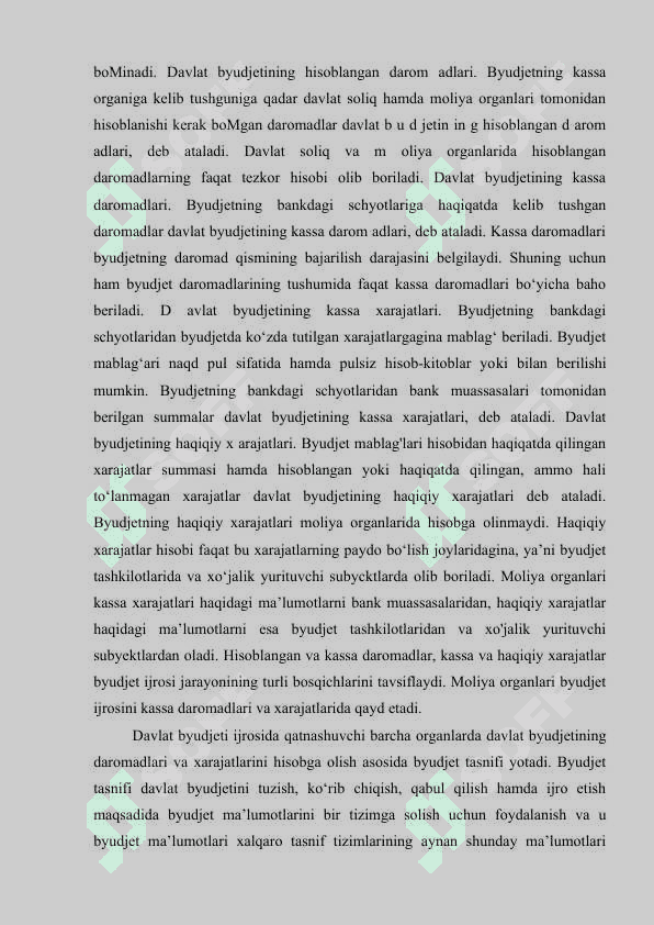 Davlat budjeti va davlat maqsadli jamg‘armalari budjeti ijrosi bo‘yicha budjet hisobida qo‘llaniladigan hisob hujjatlari va registrlari. 8
