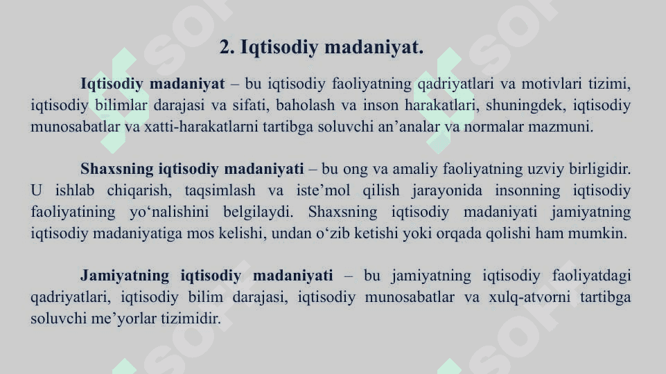 XULQ-ATVOR IQTISODIYOTINING CHEGARALARI 4