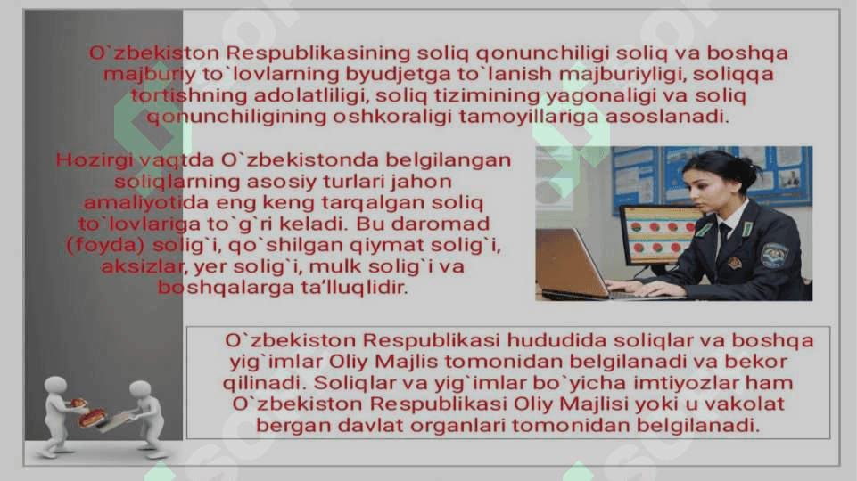 Soliq Tizimi va Uning Iqtisodiyotni Rivojlantirishdagi O`rni 2