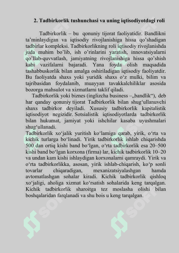 Tadbirkorlik faoliyatida banklarning o‘rni 3