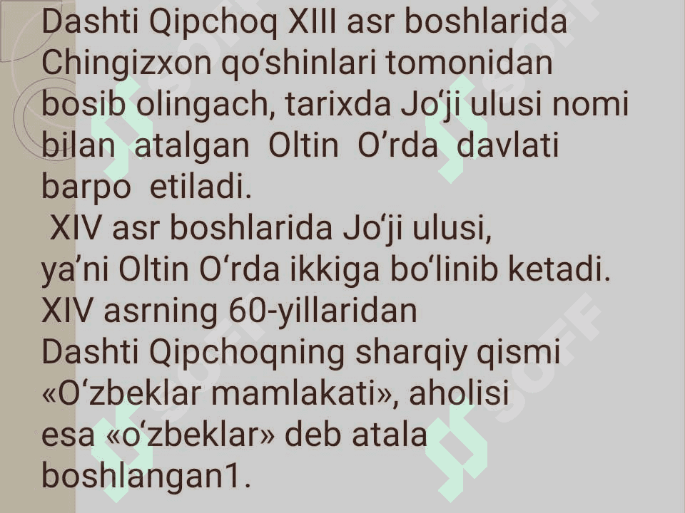 Movarounnharda Shayboniylar davlatining tashkil topishi 4