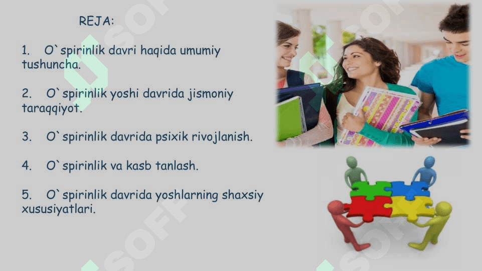 O`SPIRINLIK DAVRI 2