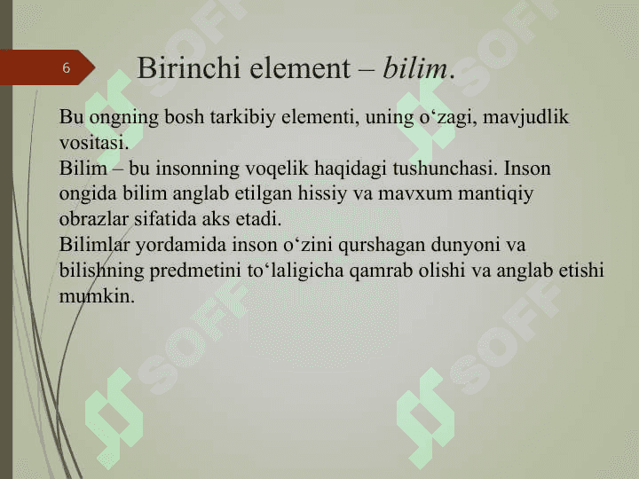 Bilish falsafasi (gnoseologiya) 6