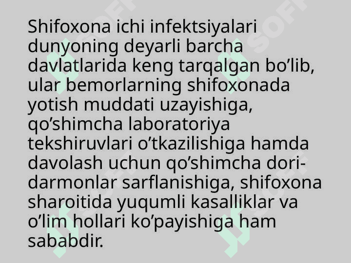 Kasalxona ichi infektsiyalarini kelib chiqish uchun havoning bakterial  ifloslanganligini ahamiyati 7