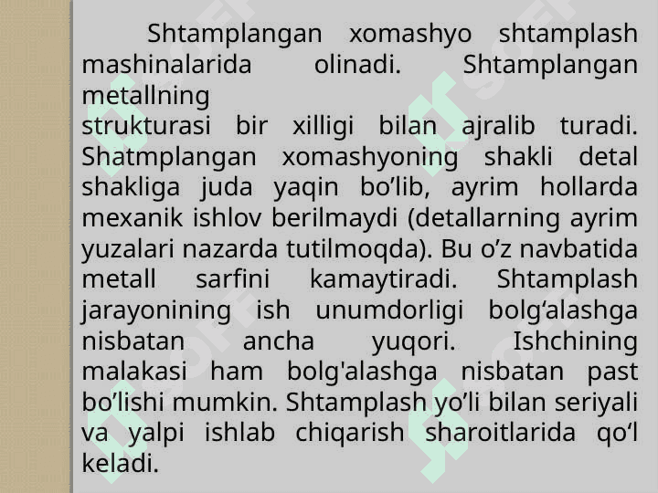 Qirqib ishlov berishda pripusk (qo’yim) 4