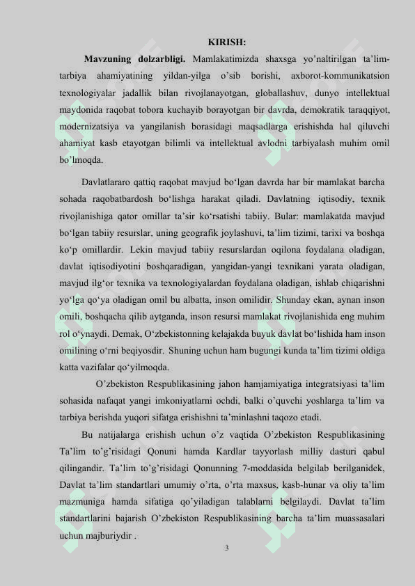 Matematika o’qitishda o’quvchilarni qo’shimcha adabiyotlar bilan va “Internet” resurslari bilan ishlashga o’rgatish muammolari 3