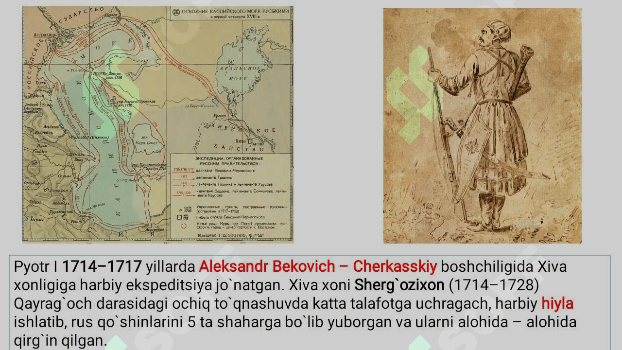 Xonliklarni Rossiya imperiyasi tomonidan bosib olinishi. 3