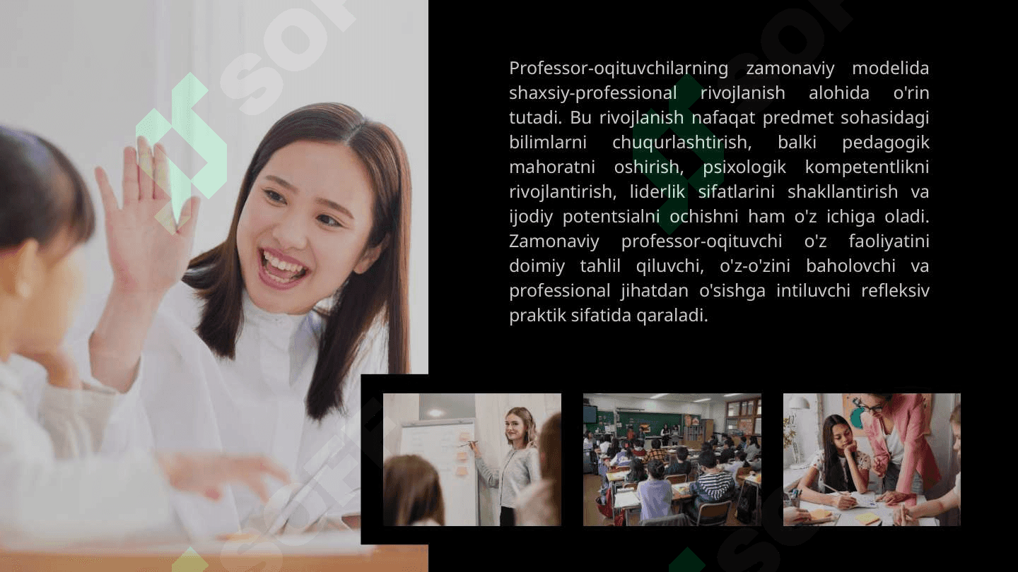 Professor-o’qituvchilarning zamonaviy modeli va kvalimetrik  diagnostikasi. 6