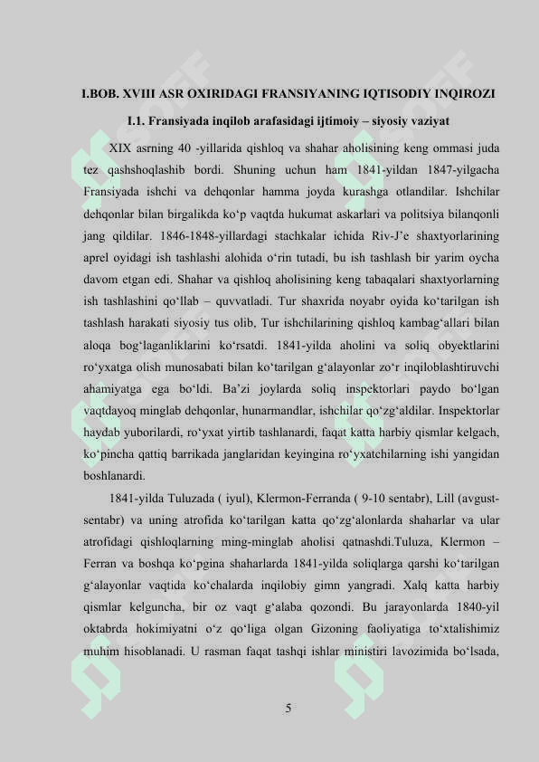 FRANSUZ BURJUA INQILOBI SIYMOLARI kurs ishi 5